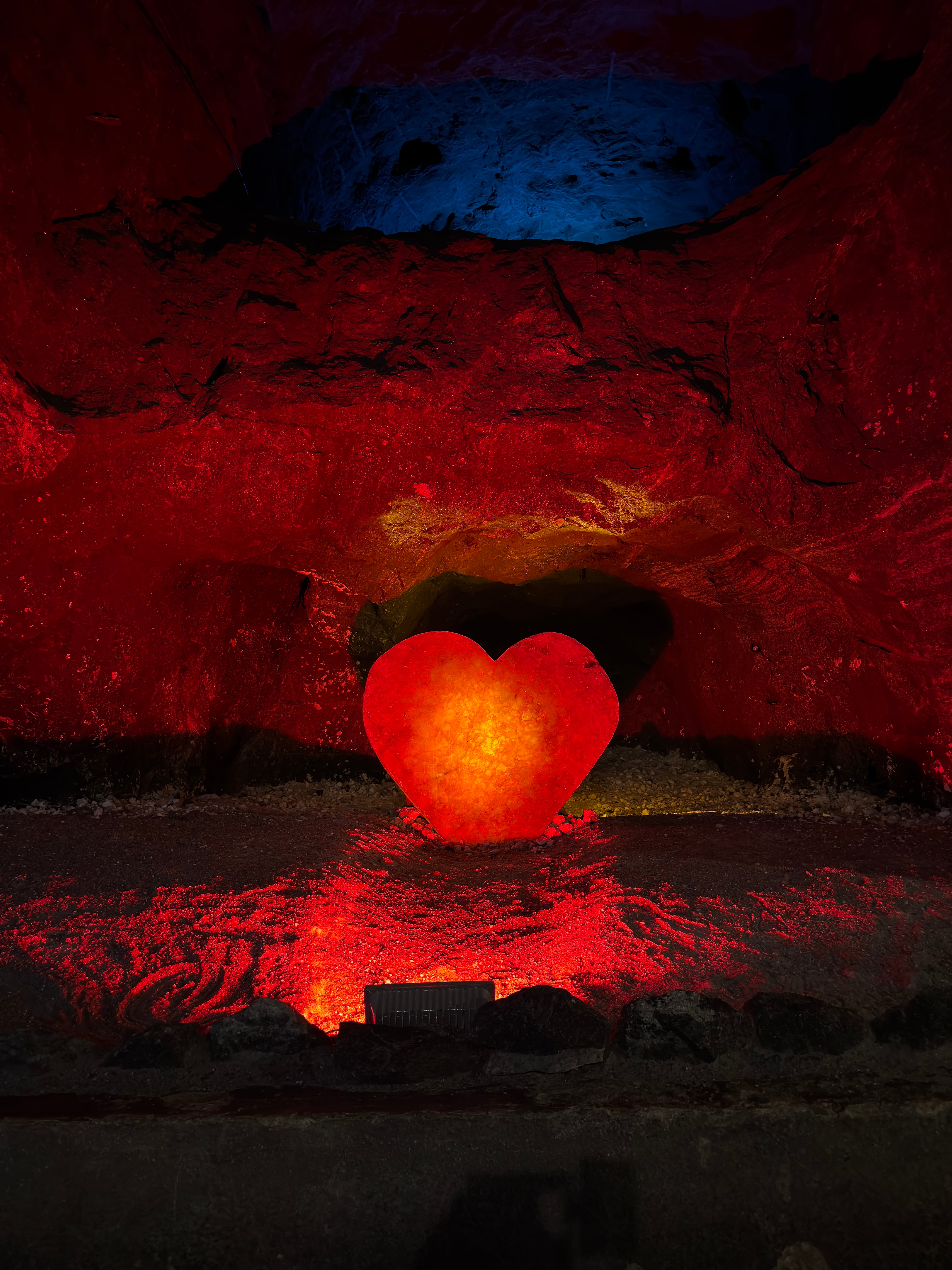 'Corazón de Colombia' en la Mina de Sal de Nemocón.