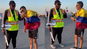 El aficionado colombiano compartió en sus redes sociales un gracioso video imitando a un vendedor ambulante.