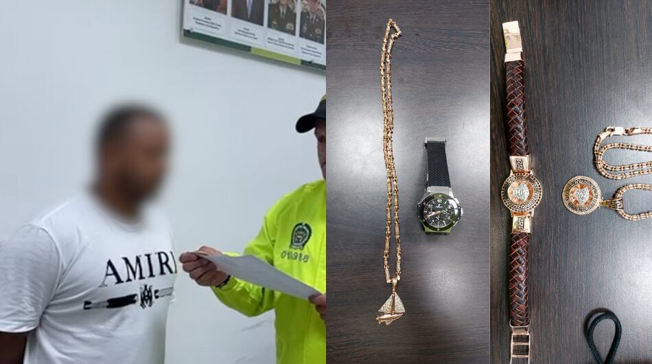 Alias Martín fue capturado en el aeropuerto de Rionegro.