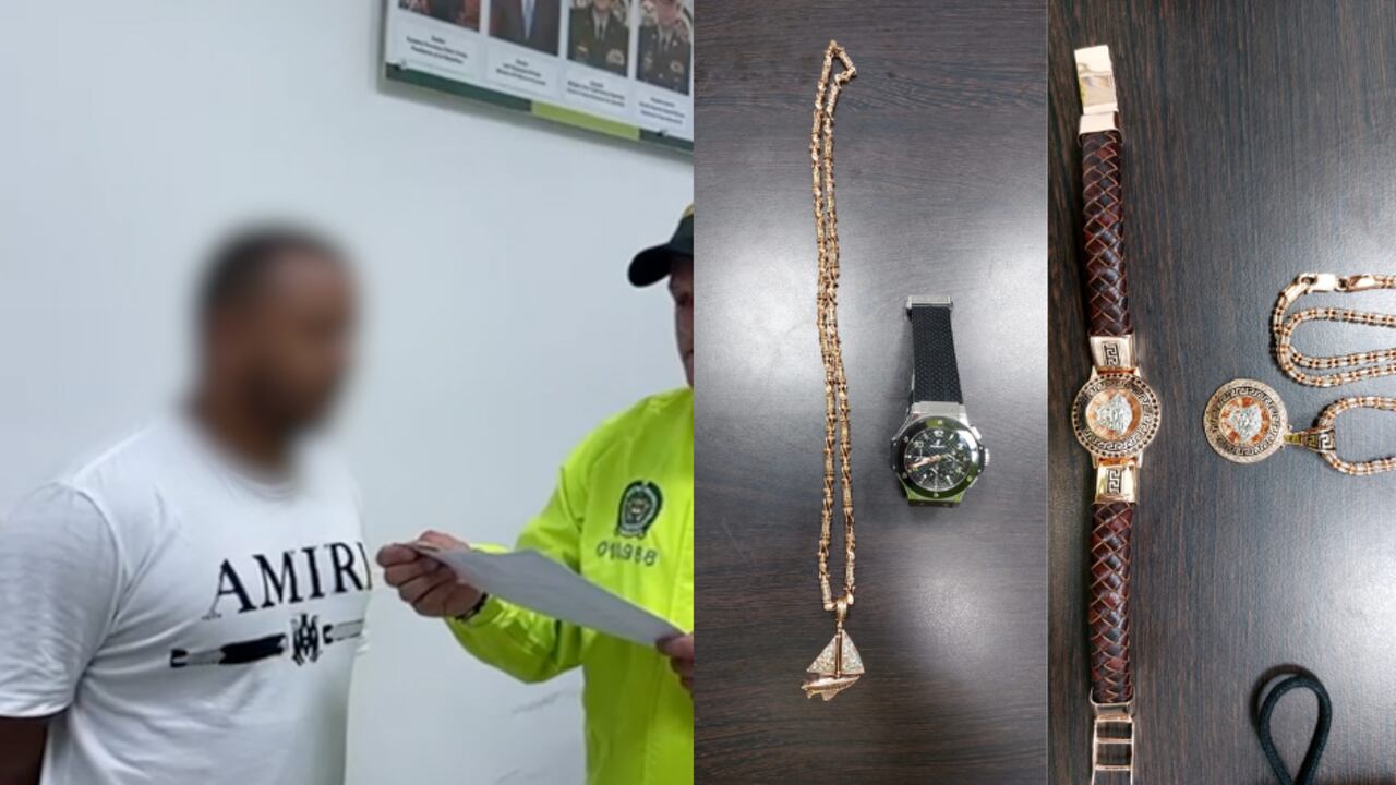 Alias Martín fue capturado en el aeropuerto de Rionegro.