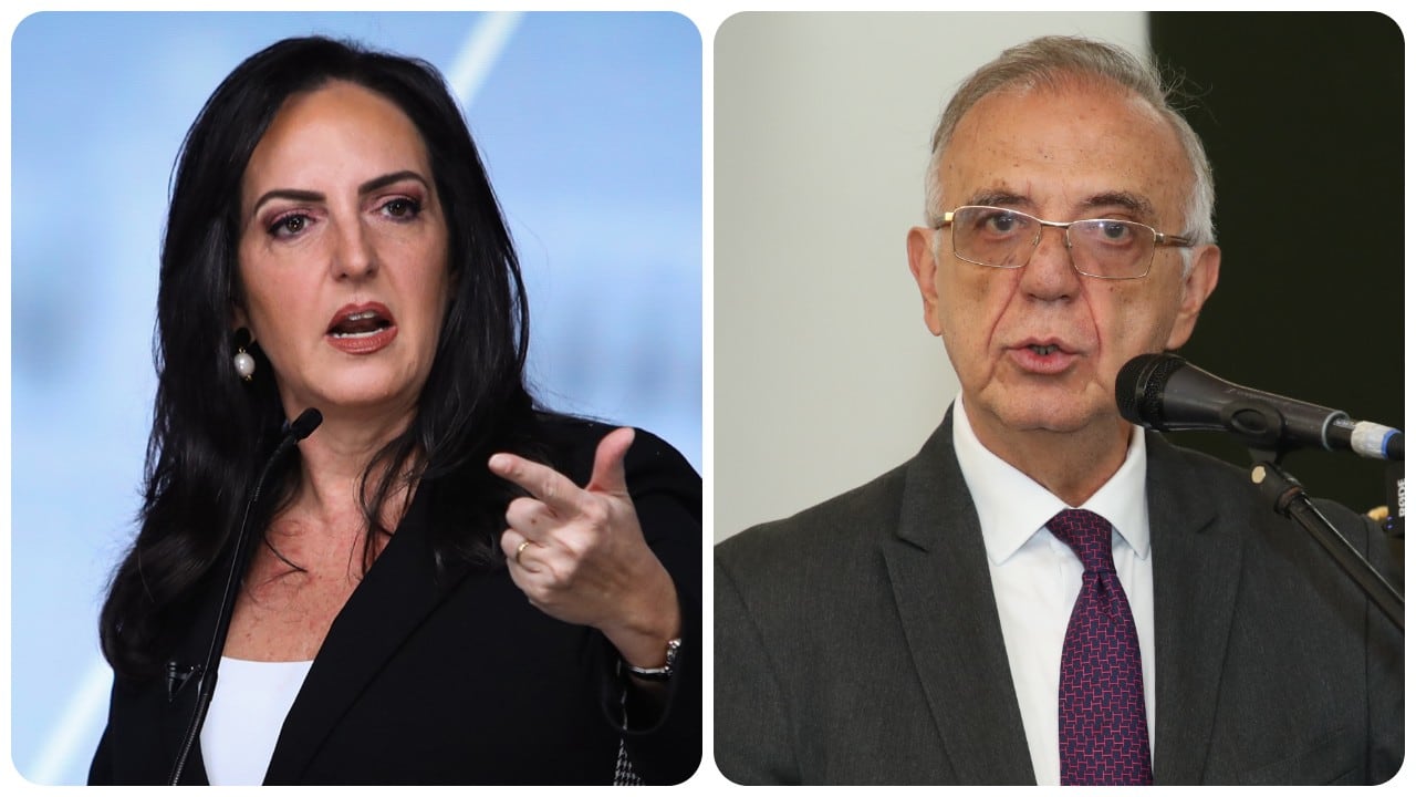 La senadora María Fernanda Cabal lanzó fuertes críticas al exministro de Defensa Iván Velásquez.