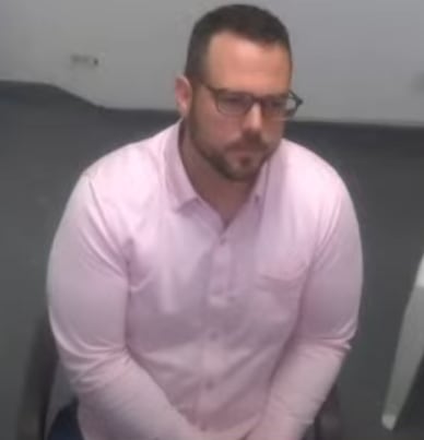 John Poulos en la cárcel La Picota, de Bogotá.