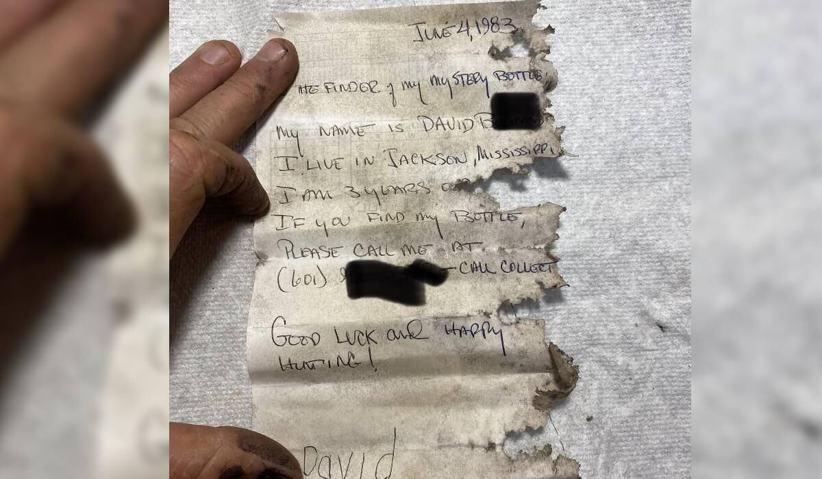 La nota estaba fechada el 4 de junio de 1983"