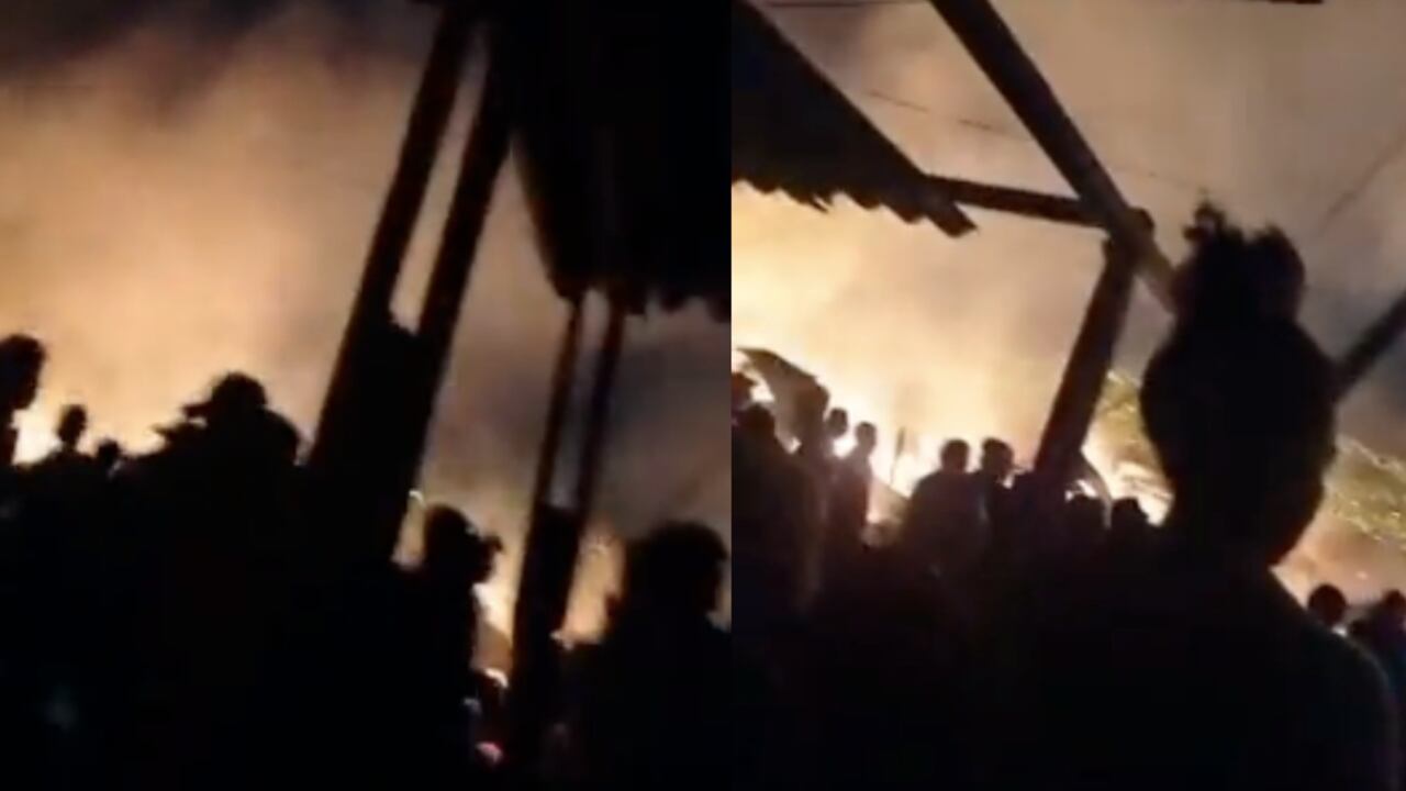 Incendio en Bello, Antioquia