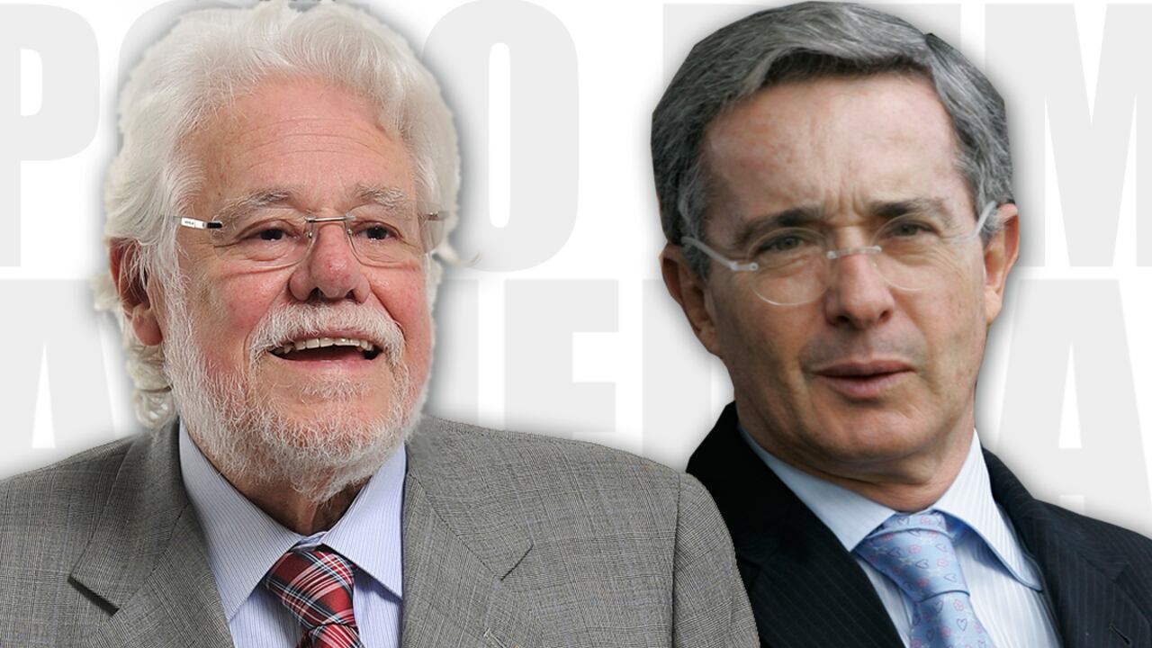 Carlos Gaviria y Álvaro Uribe