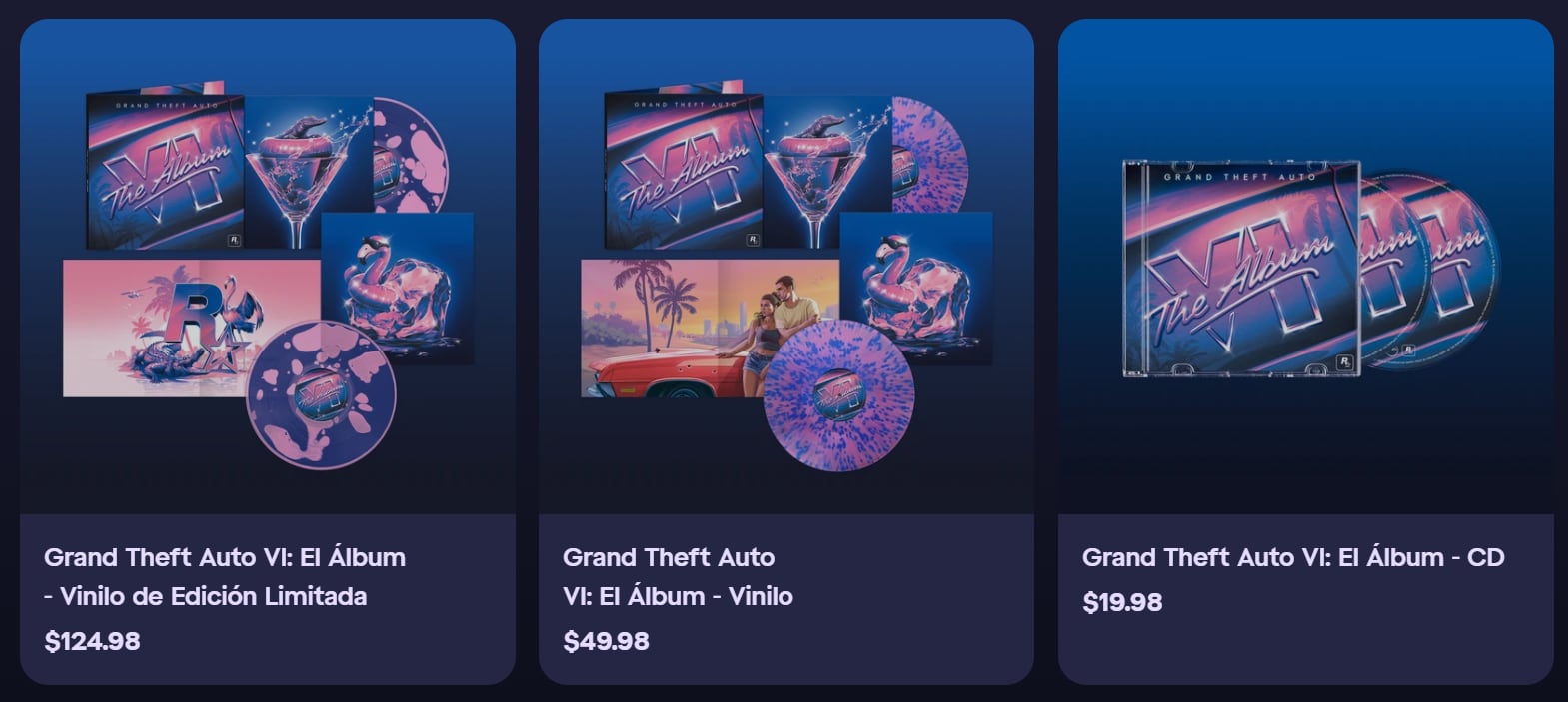 La banda sonora de GTA VI saldrá un día después del juego y tendrá tres precios.