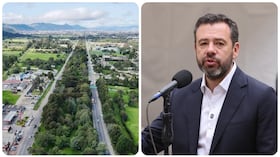 El alcalde Carlos Fernando Galán anunció el inicio de las obras de ampliación de la Autopista Norte, un proyecto que ha tenido retrasos por trámites ambientales.