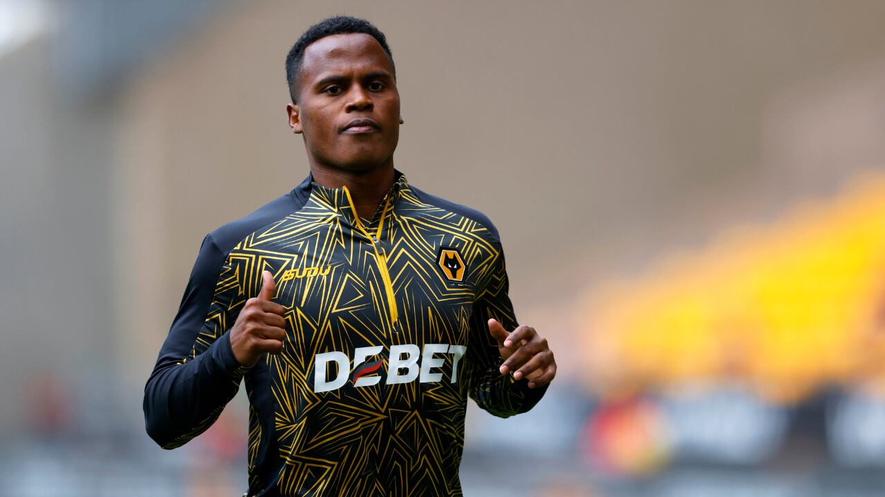 Jhon Arias, colombiano al servicio de Wolverhampton.