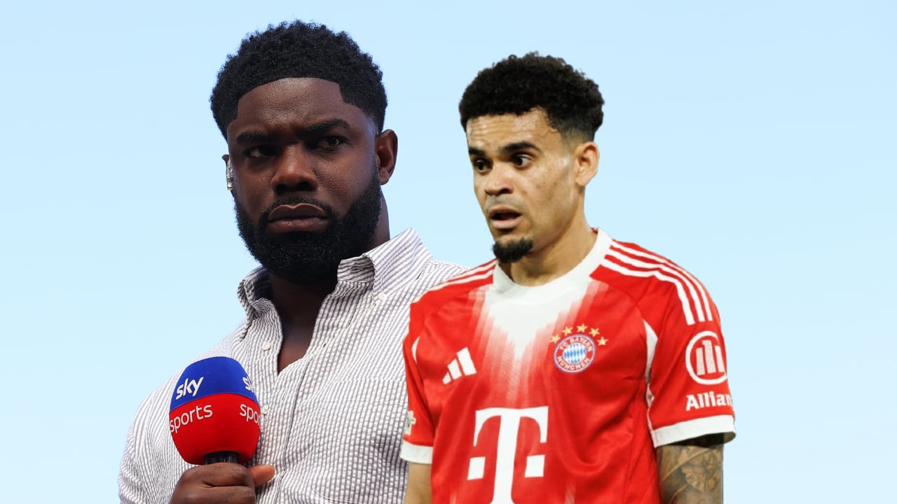 Micah Richards y Luis Díaz. Para el exjugador la salida de Liverpool a Bayern Múnich fue un desacierto de los ingleses.