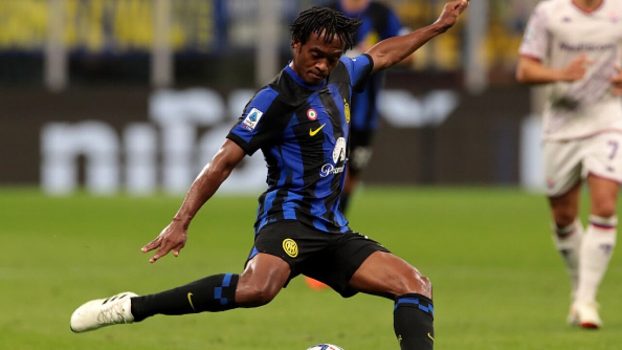 Juan Guillermo Cuadrado, listo para el partido ante Benfica