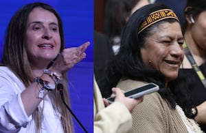 Aída Quilcué y Paloma Valencia.