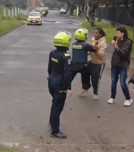 Imágenes del hecho compartidas por la presunta víctima.