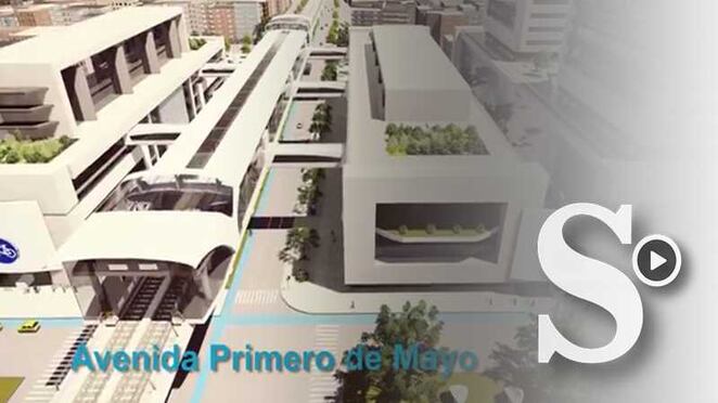 La alcaldía mostró como sería la estación Primero de mayo. 
