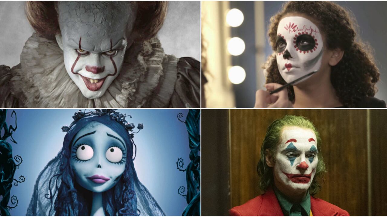 Algunos de los maquillajes más buscados de este año en Google: Pennywise, catrina, el cadáver de la novia y Guasón/