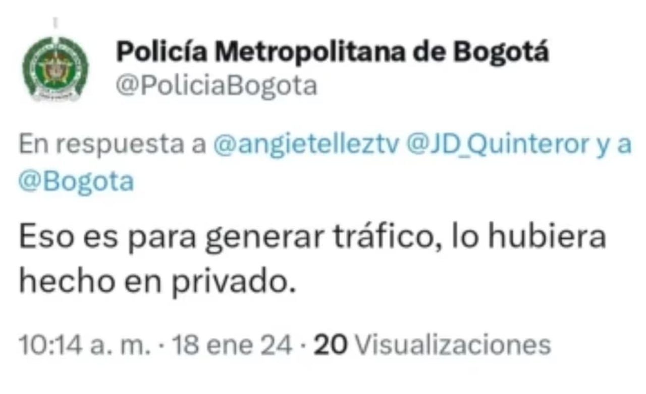 El caso es tan grave que Angie Telléz había puesto una denuncia ante las autoridades y, según señala el diario El Tiempo, “quedó completamente archivada”.