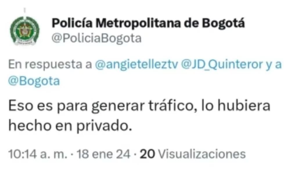 El caso es tan grave que Angie Telléz había puesto una denuncia ante las autoridades y, según señala el diario El Tiempo, “quedó completamente archivada”.