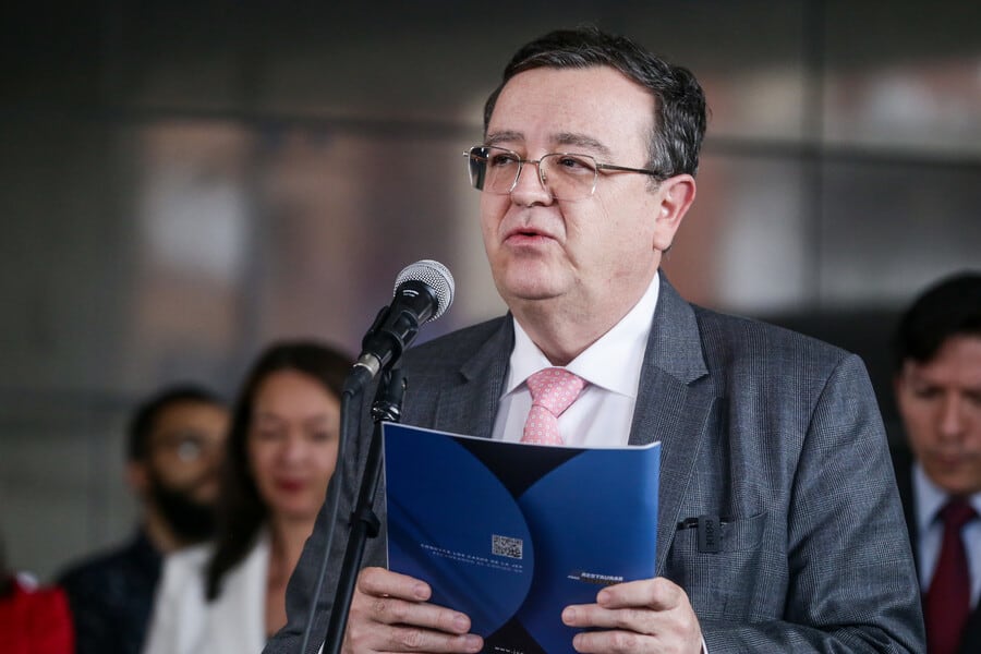 El presidente de la JEP, Alejandro Ramelli.