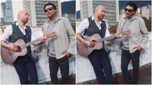 Santiago Cruz y Andrés Cepeda Foto: Instagram @santicruz