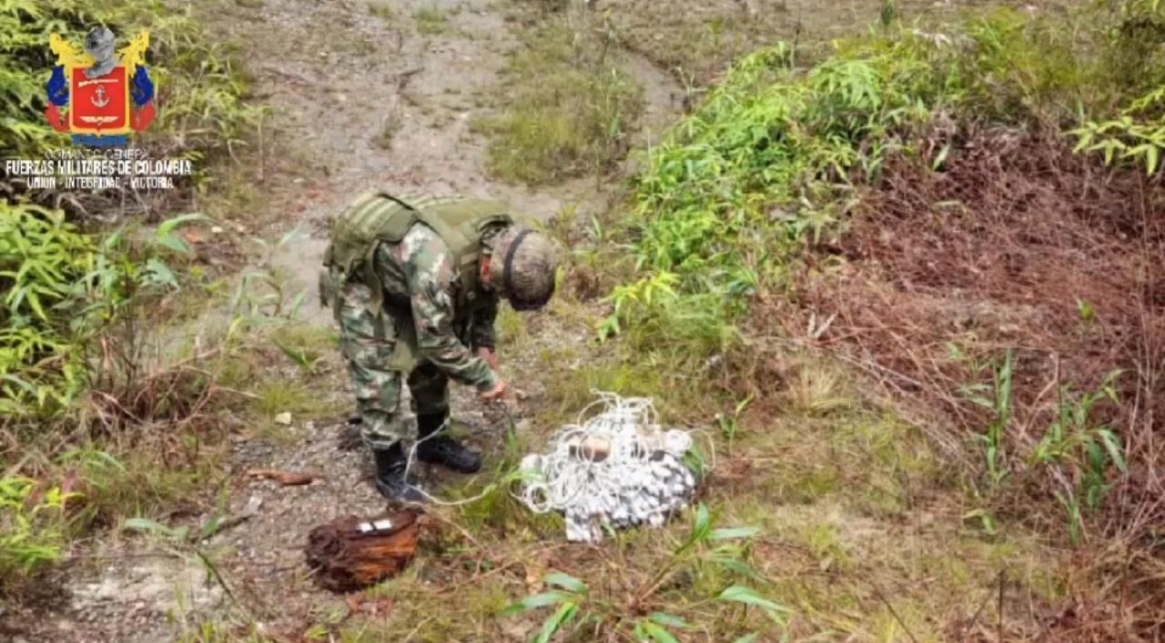 Con la cantidad de explosivo neutralizado se podría realizar una afectación de aproximadamente de 200 metros