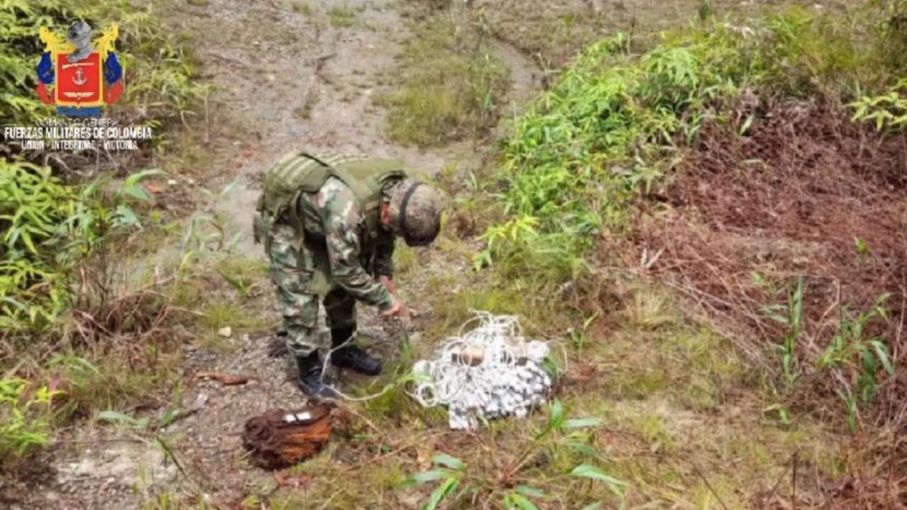 Con la cantidad de explosivo neutralizado se podría realizar una afectación de aproximadamente de 200 metros