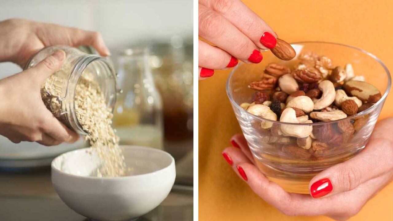 Alimentos ricos en fibra son recomendados para una buena salud intestinal. Foto: Getty Images. Montaje SEMANA.