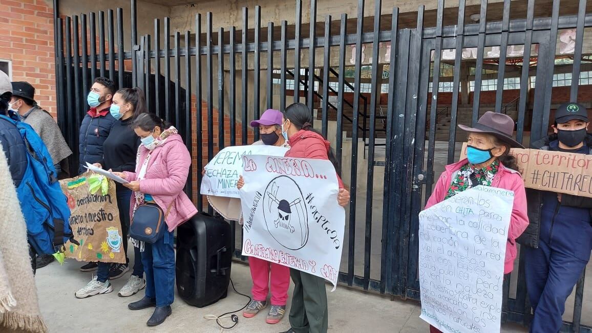 En Chita se oponen a la minería