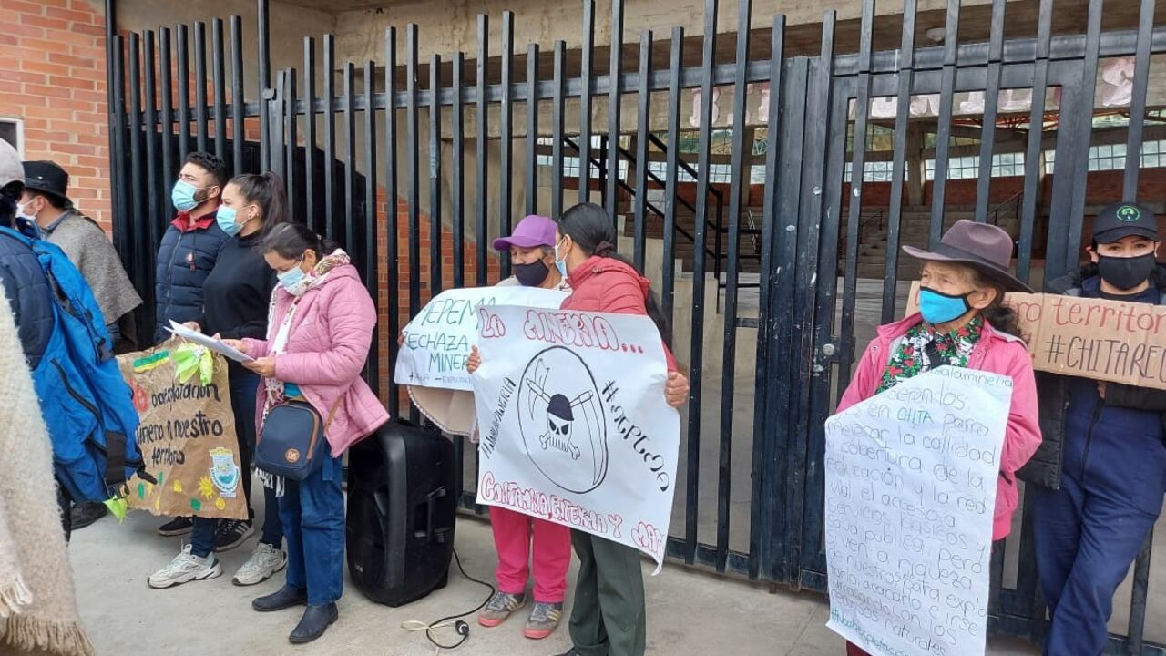 Las comunidades están preocupadas por la afectación que la minería generaría a las fuentes hídricas.