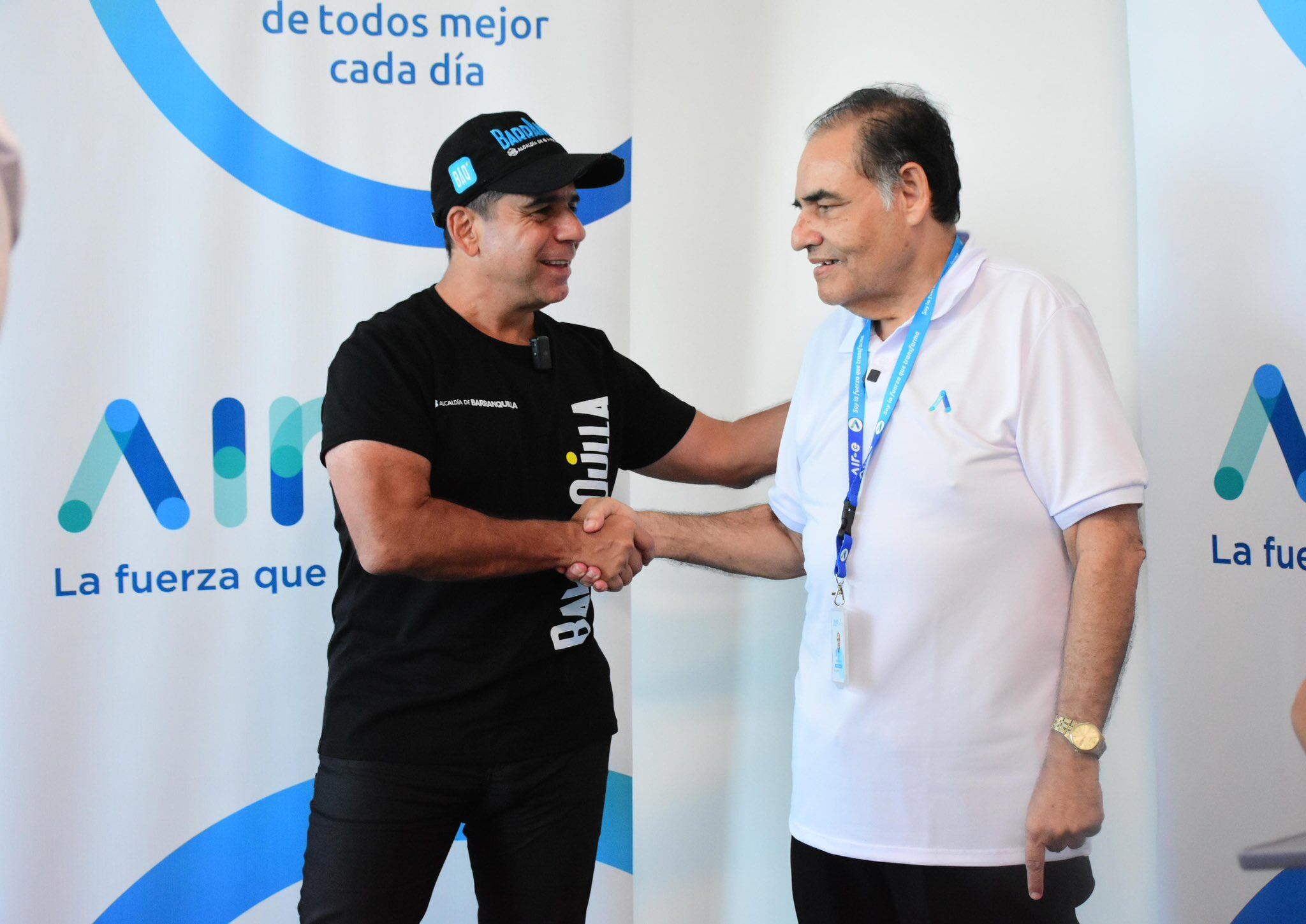 Alcalde Alejandro Char con Carlos Diago.