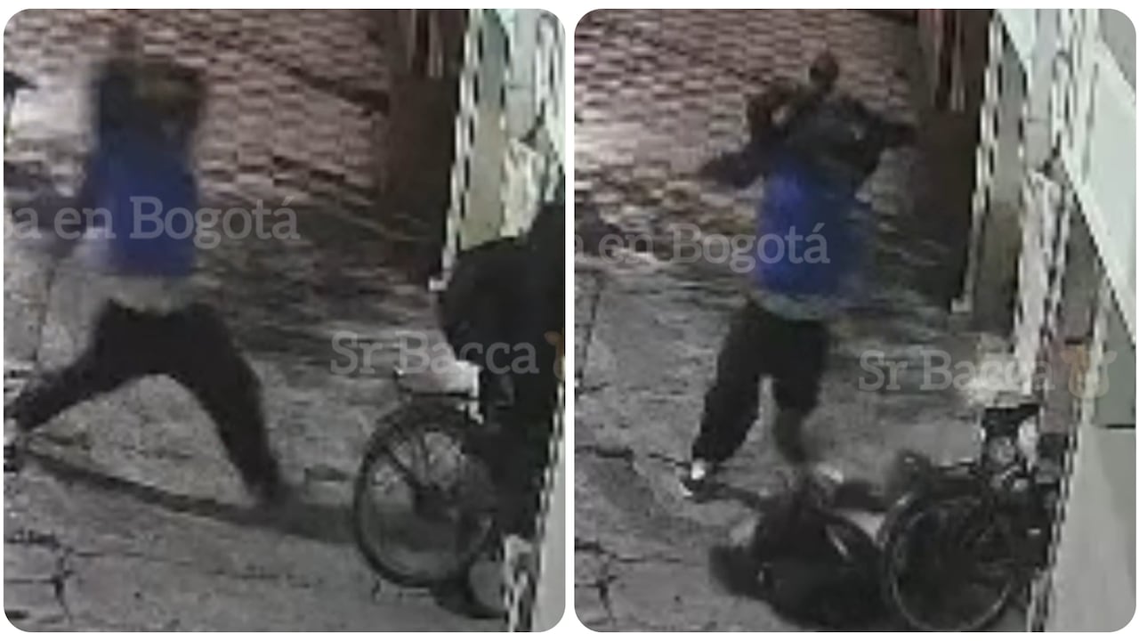 Cámaras registraron el brutal ataque a un ciudadano en la localidad de Antonio Nariño.