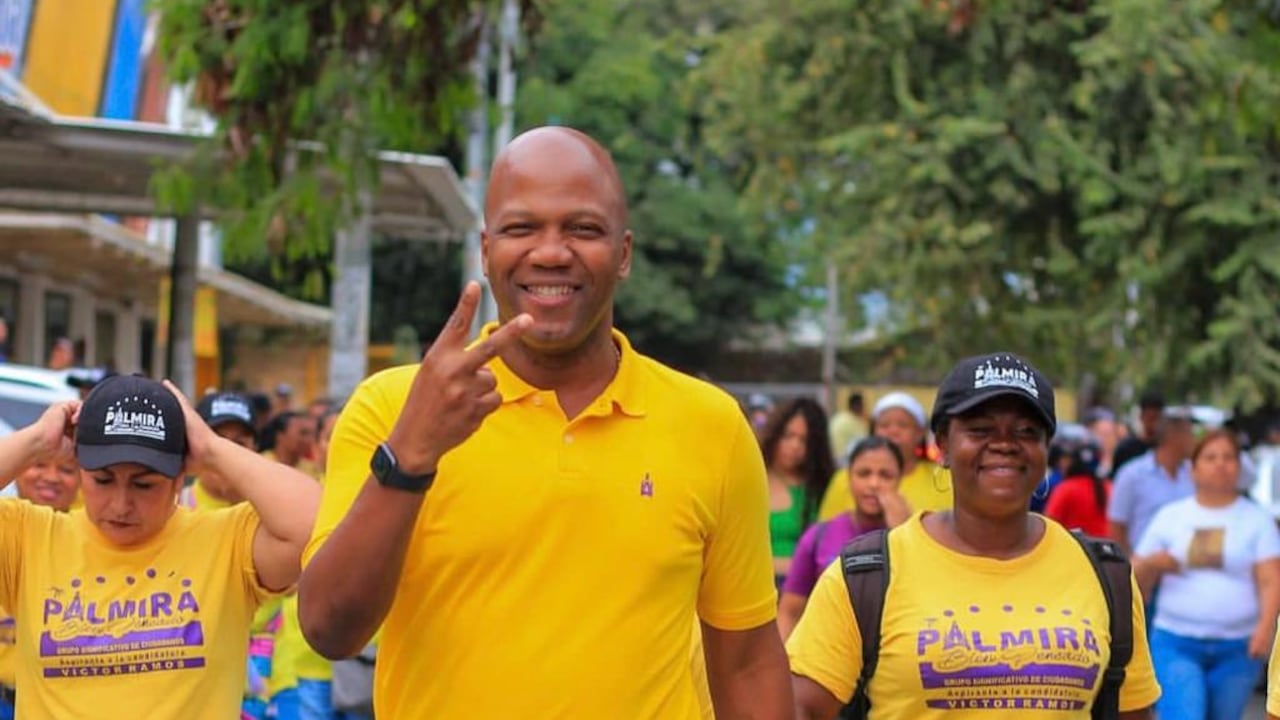 Candidato Víctor Manuel Ramos.