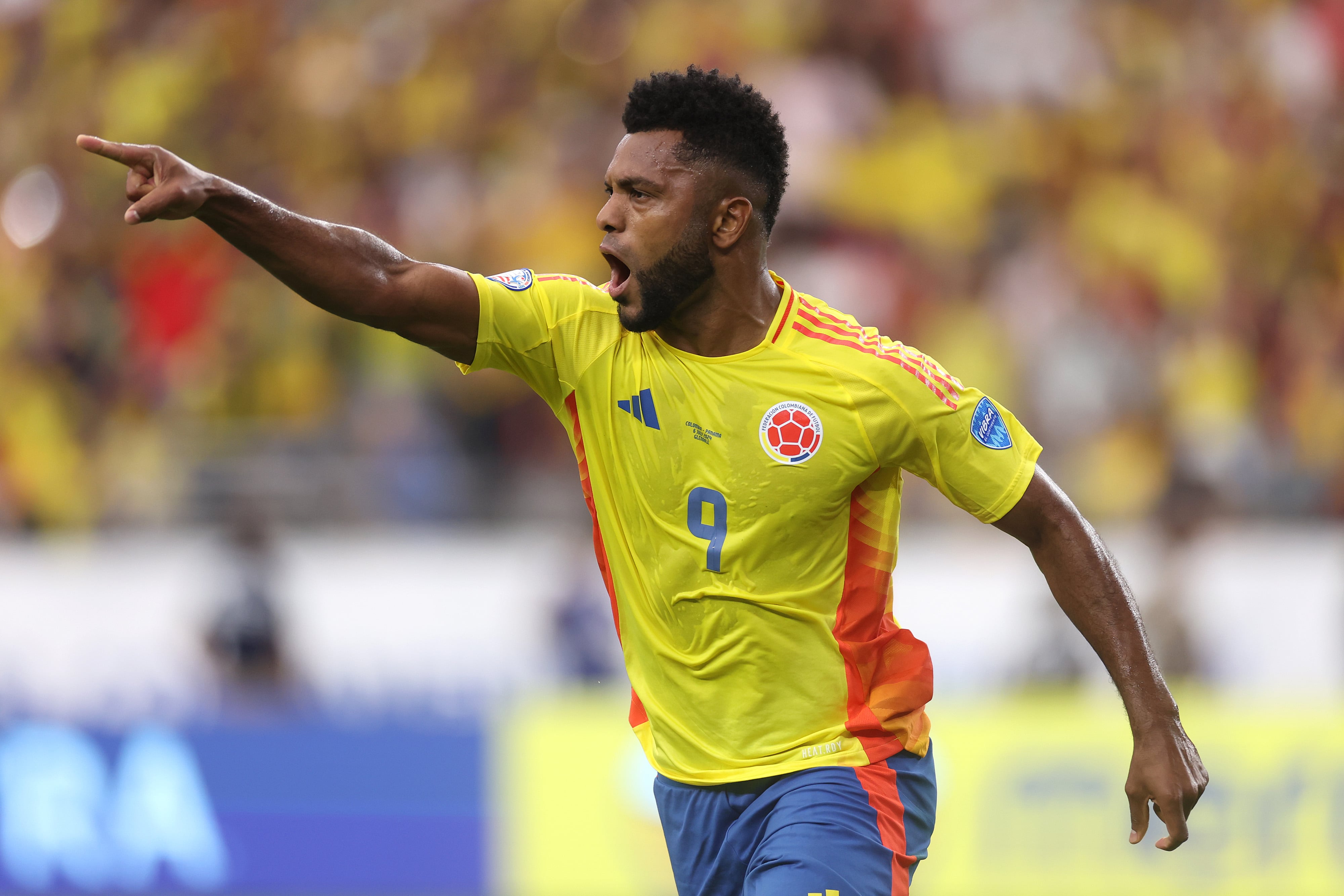 Borja marcó de penal en la goleada a Panamá.