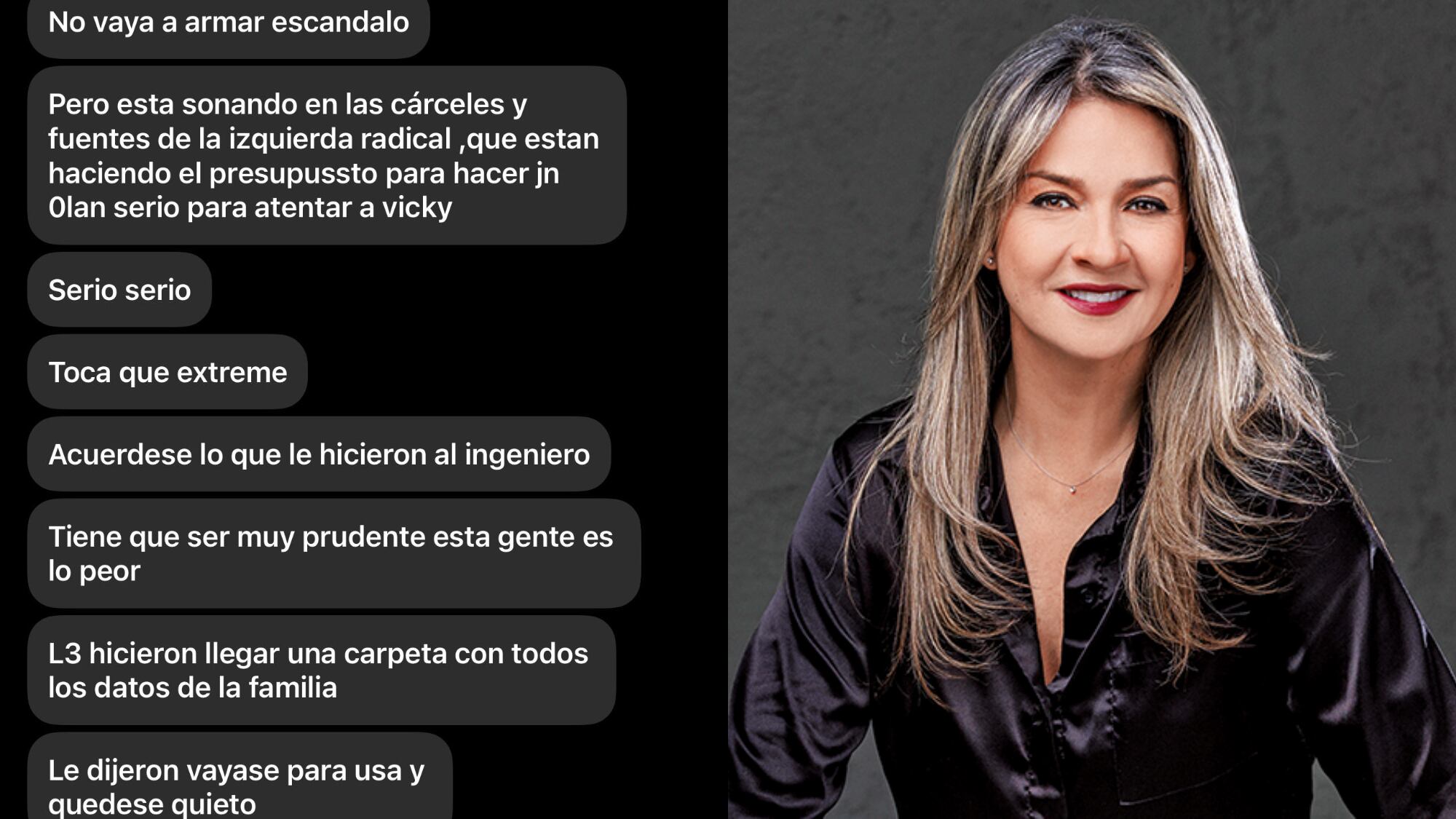 Vicky Dávila recibió información sobre un supuesto plan para asesinarla.