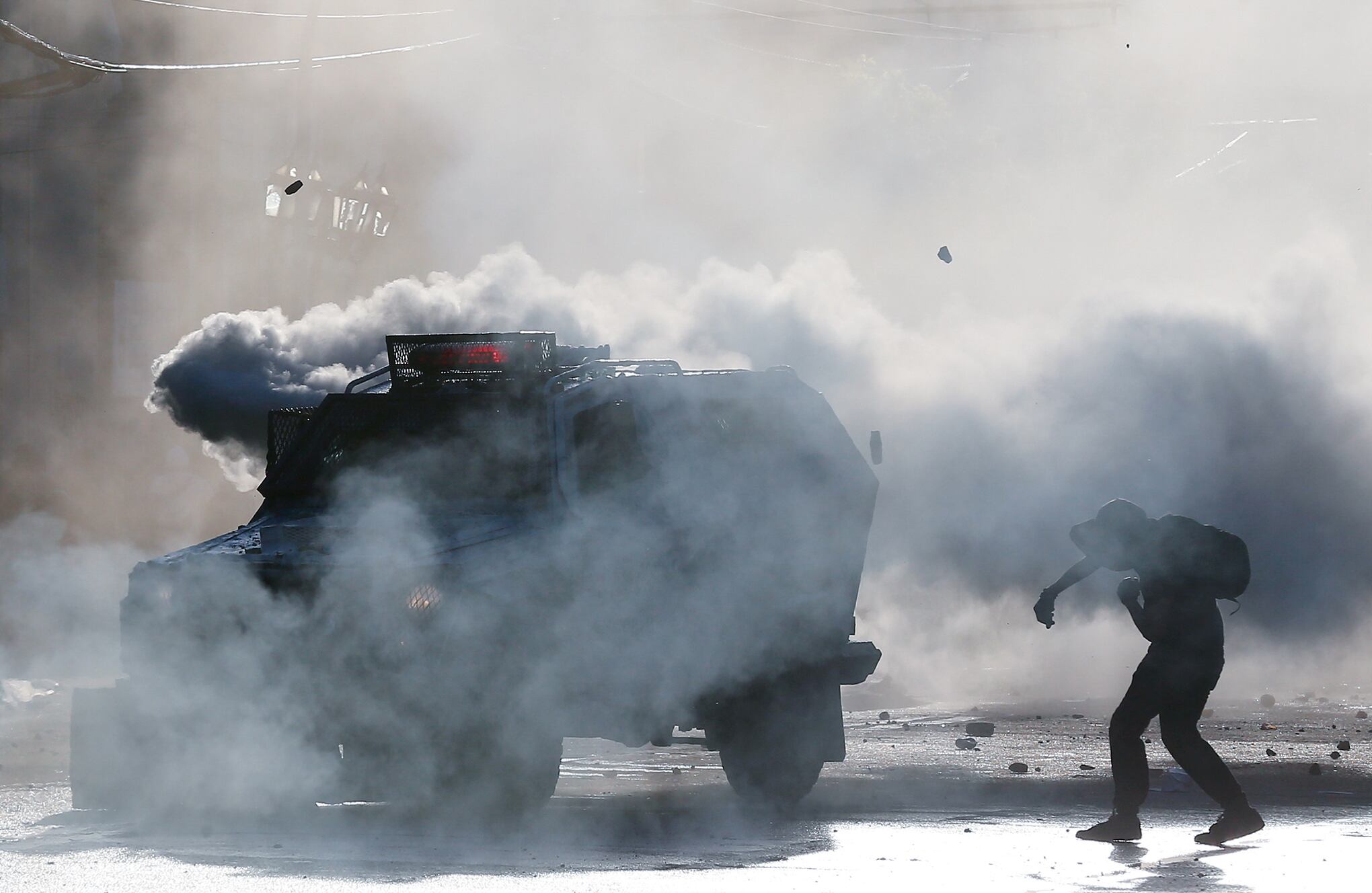 En Imágenes : Protestas en Chile por aniversario contra el gobierno