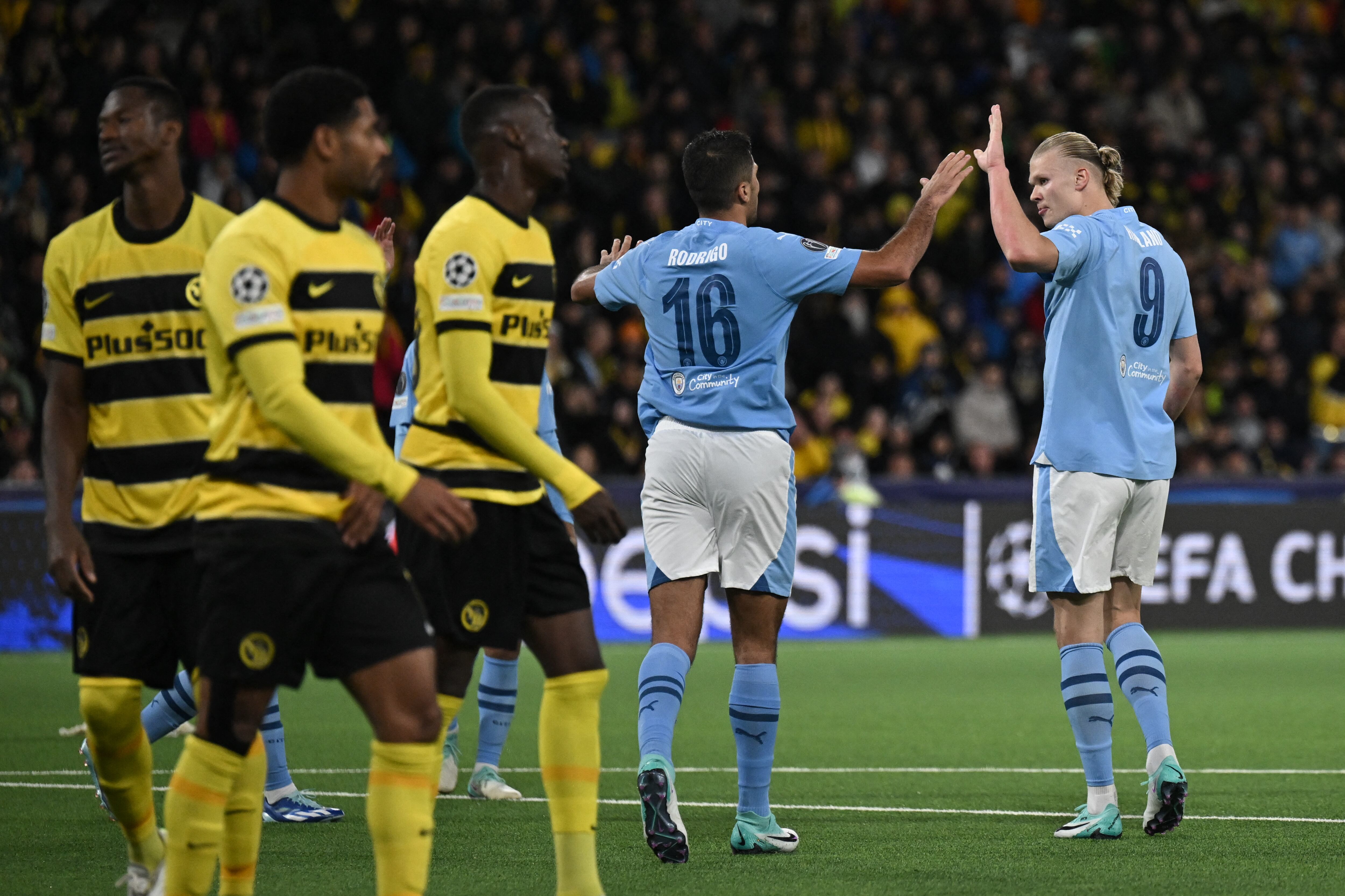 Young Boys vs Manchester City - fecha 3 - Champions League
