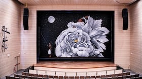 Telón Delia Zapata. cortesía CNA / A.P.I.