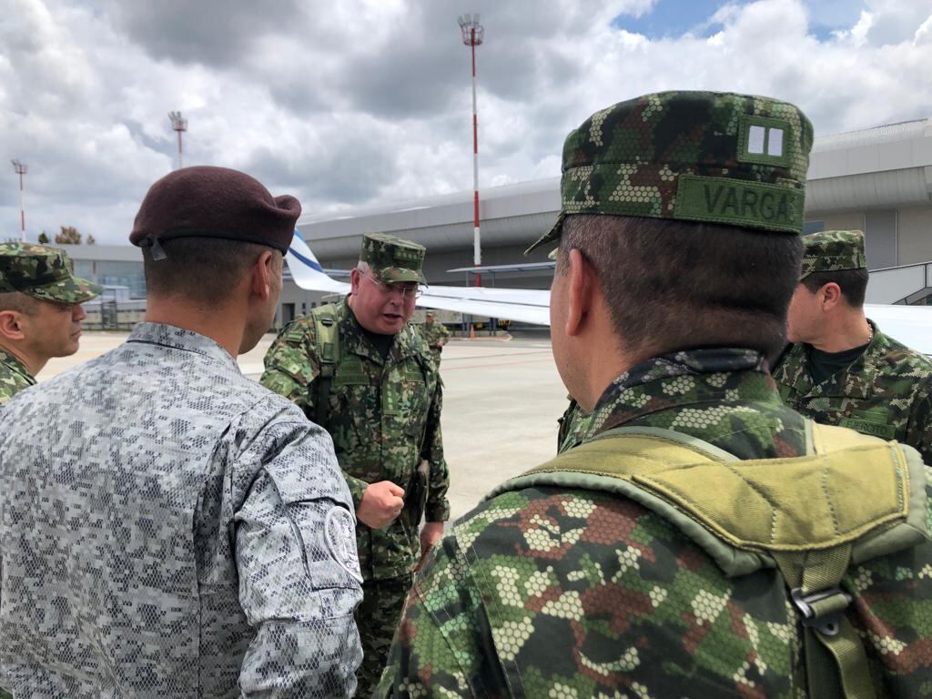 El comandante general de las FF.MM., general Helder Giraldo Bonilla, llegó al Cauca para atender situación de orden público en el departamento