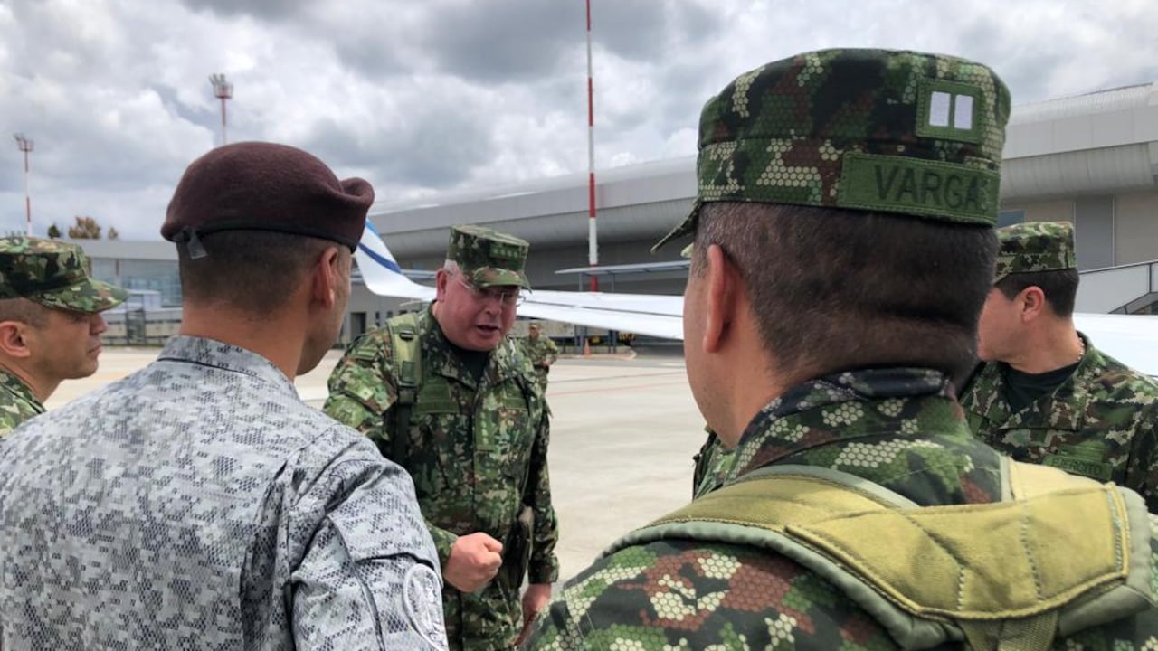 El comandante general de las FF.MM., general Helder Giraldo Bonilla, llegó al Cauca para atender situación de orden público en el departamento
