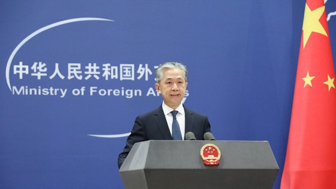 Wang Wenbin, portavoz de la diplomacia china.