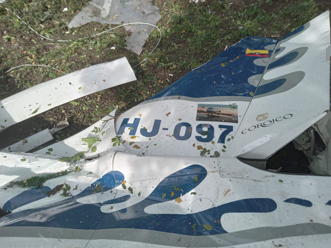 La avioneta siniestrada era de enseñanza.