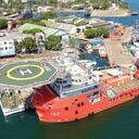 Buque ARC Caribe rumbo a La Guajira