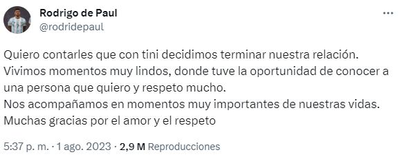 Foto: Twitter @odridepaul.