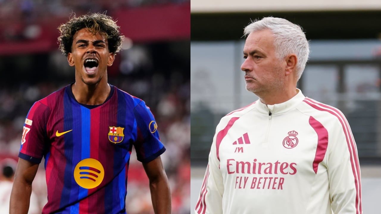 Lamine Yamal con José Mourinho.