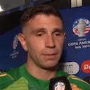 Dibu Martínez y otros jugadores de Argentina se molestaron por el estado del campo