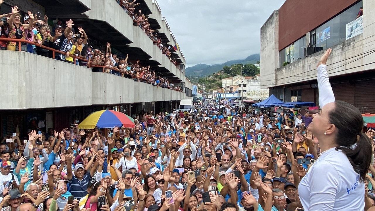 María Corina Machado confirmó que el próximo 23 de junio se inscribirá como candidata a la presidencia de Venezuela