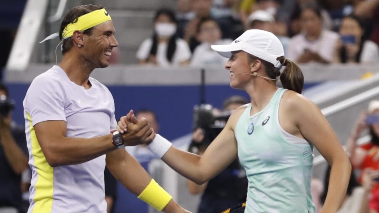 Rafael Nadal participó del evento donde se lograron recaudar más de un millón de dólares para ayudar a Ucrania