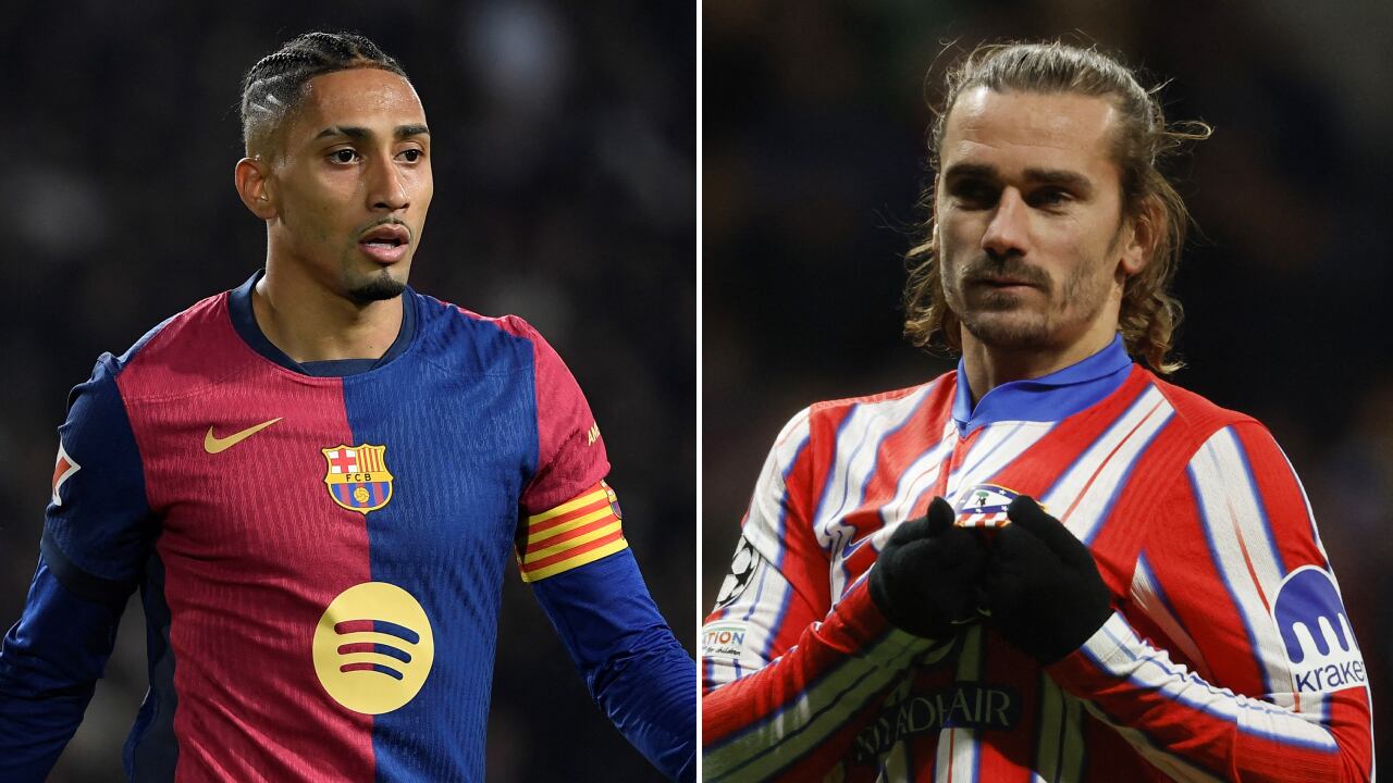 Barcelona y Atlético de Madrid juegan por el liderato de la liga española