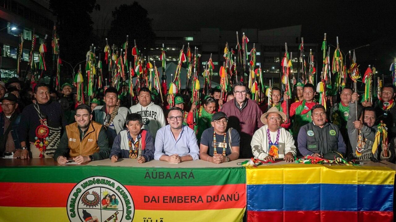 Acuerdo entre Gobierno y comunidad emberá