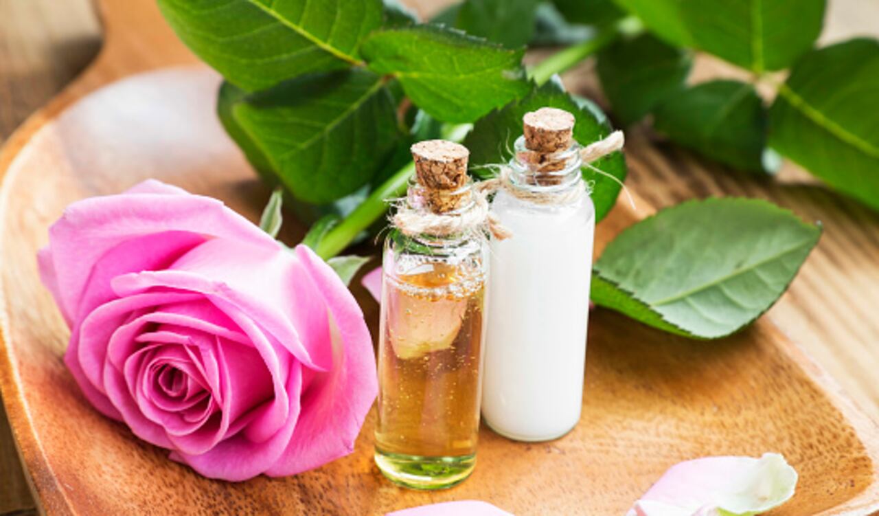 aceite de rosas