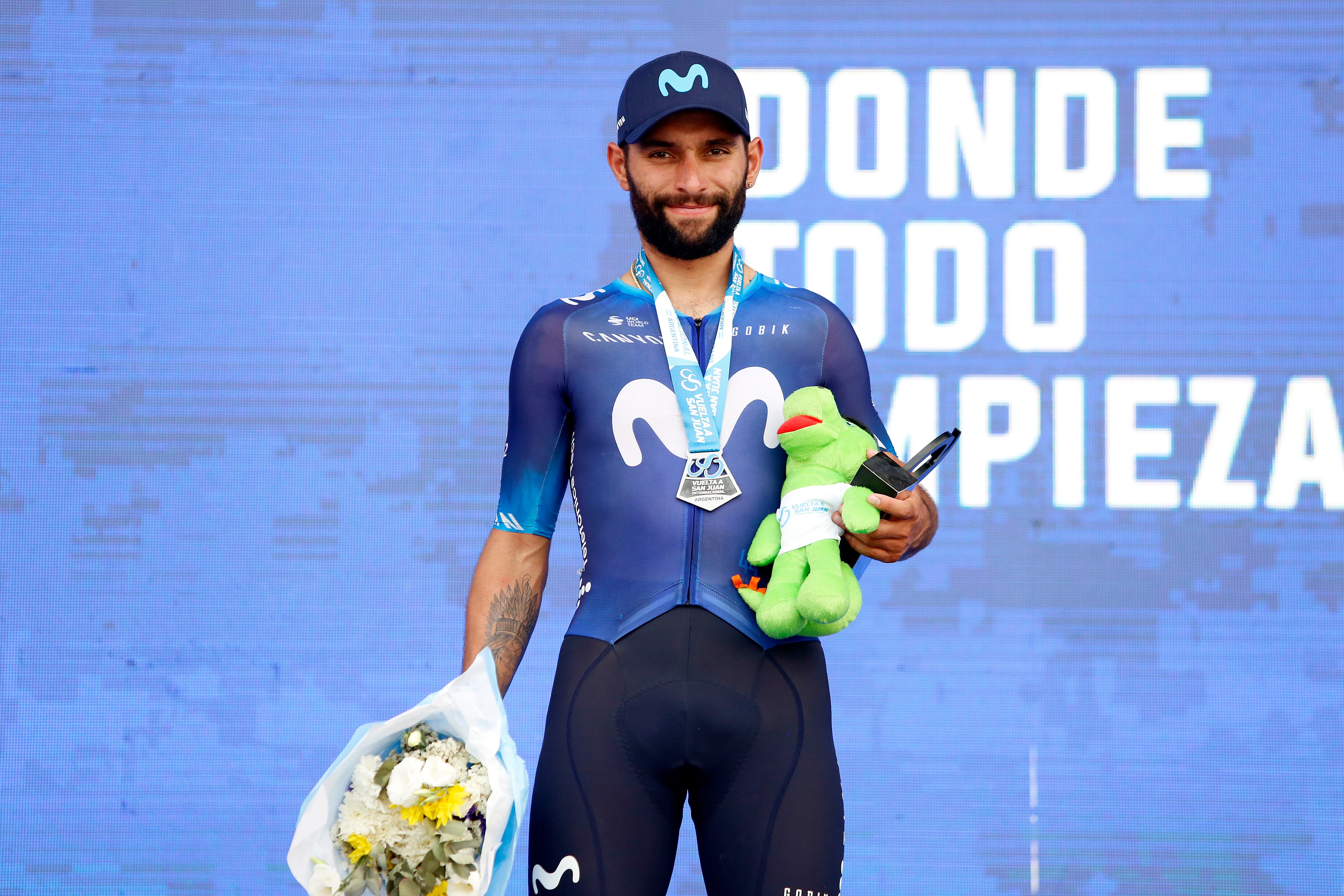 Fernando Gaviria, ciclista del Movistar Team.
