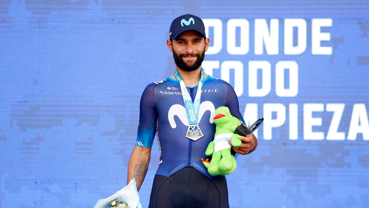 Fernando Gaviria, ciclista del Movistar Team.
